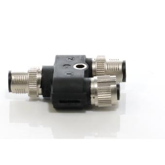 1 Verpackungseinheit (5 Stück) Y-Verteiler SAC-5PY-M/F-M VP SH 